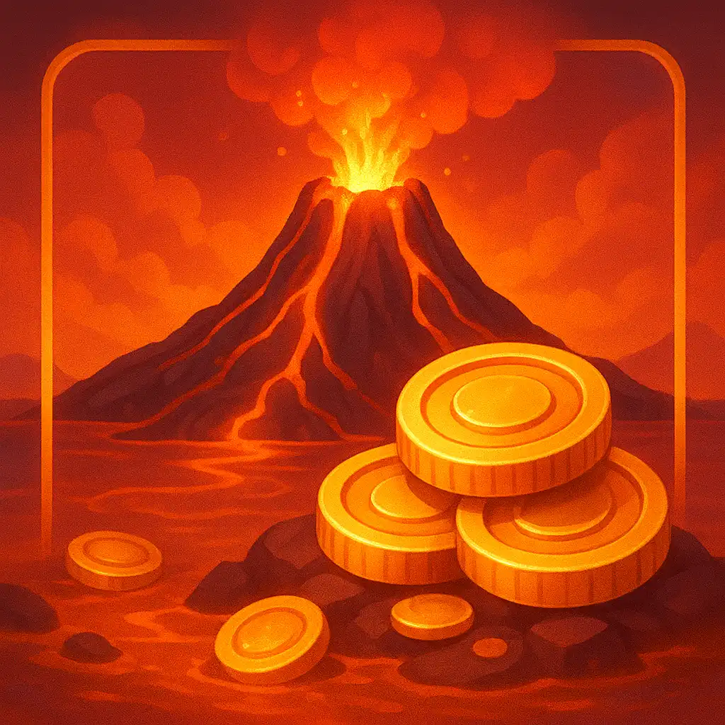3 Coin Volcanoes slot game